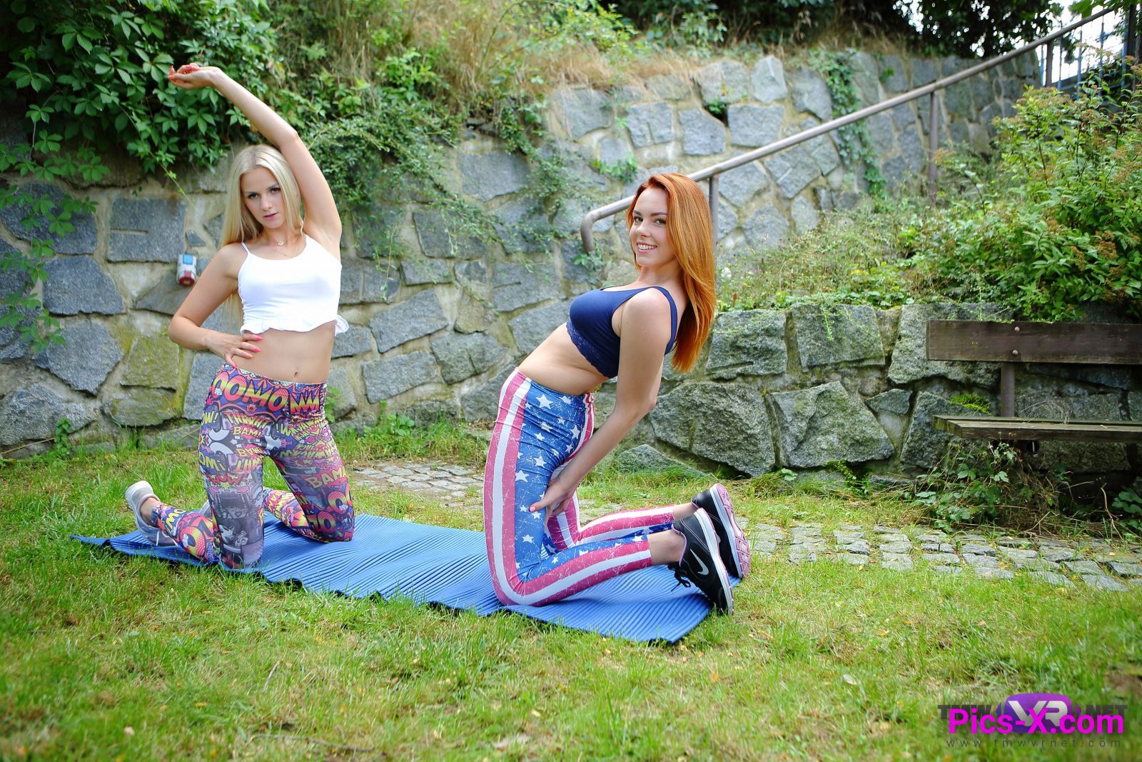 Yoga lesbians orgasm outdoors - TmwVRnet.com - Image 41