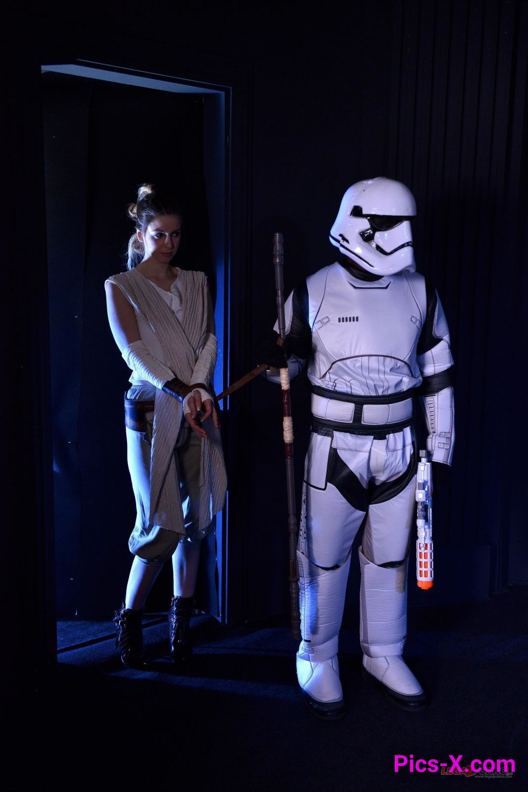 Busty Star Wars Princess Stella Cox Ass Fucked By Stormtrooper's Black Dick GP099 - Porn World - Image 2