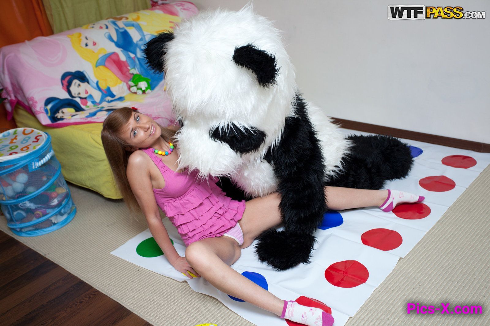 Chick plays with unusual sex toy - Panda Fuck - Image 13