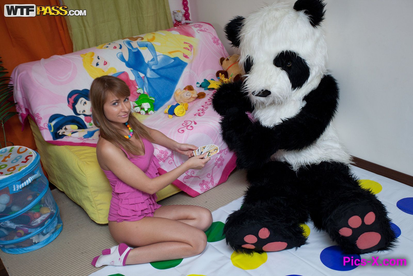 Chick plays with unusual sex toy - Panda Fuck - Image 19