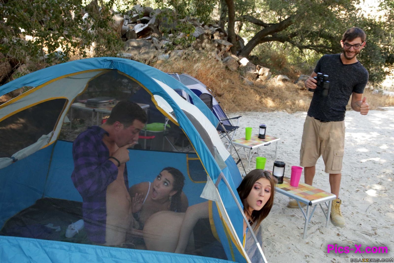 In Tents Fucking: Part 2 - Brazzers Exxtra - Image 53